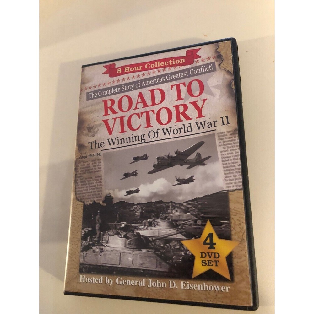 World War II Great Battles and Generals - Road to Victory (DVD, 2008, 4-Disc set